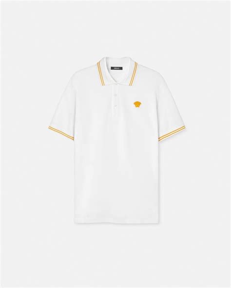 versace medusa polo mens|Men's Designer Polos & Luxury T.